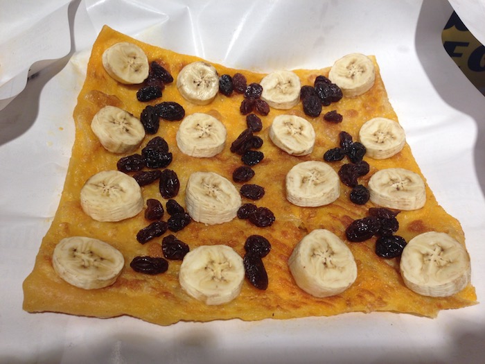 Roti bananes / raisins